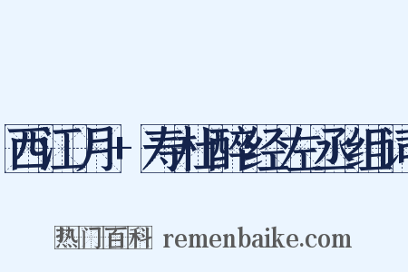 西江月+寿杜醉经左丞组词是什么意思的图片